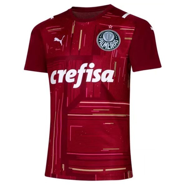 Thailande Maillot Football Palmeiras Gardien 2021-22 Rouge